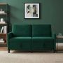 Sofa su saugojimo vieta Tamsiai žalia 152 x 78 x 87 cm