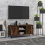 TV spintelė su metalinėmis kojelėmis, ąžuolo, 103,5x35x50cm