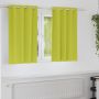 Užuolaidos su žiedais, blokuojančios šviesą 2 pcs Žalia