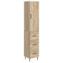 Spintelė 2 pcs Sonoma ąžuolas 33 x 34,5 x 90 cm