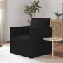 Sofa Juoda 195 x 82 x 85 cm audinys