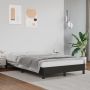 Lovos rėmas be čiužinio, juodas, 120x190cm, dirbt. oda