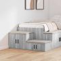 Oppbevaringsskap 2 pcs Pilkas Sonoma 118 x 41 x 40 cm