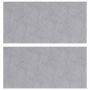 Laiptų danga Stačiakampio 2 pcs Sidabro 50 x 25 cm Aliuminis