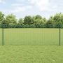 Tvora su stulpais Žalia 0,8 x 10 m Plienas ir PVC