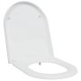 Tualeto sėdynė Balta 49 x 36 x 4 cm Duroplastas