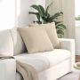 Sofa Pagalvės 2 pcs Kreminė 50 x 50 cm audinys