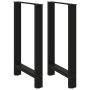 Baro stalo kojos, juodos, 2 vnt., 60x(90-91) cm, plienas