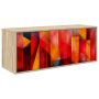 Sieninis televizoriaus stovas HEESCH 102 x 33 x 40 cm