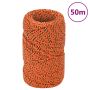 Valties virvė, oranžinės spalvos, 2mm, 50m, polipropilenas