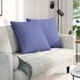 Sofa Pagalvės 2 pcs Džinsinės mėlynos 80 x 80 cm audinys