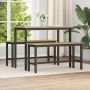 Valgomojo suolas 2 pcs Amatininkų ąžuolas 100 x 32,5 x 48,5 cm