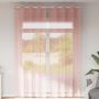Voile užuolaidos su įvorėmis, 2vnt., rožinės spalvos, 140x300cm