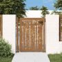 Sodo vartai, 100x125 cm, Corten plienas, bambuko dizainas