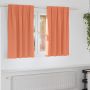 Užuolaidos su žiedais, blokuojančios šviesą 2 pcs Terakotos