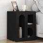 Naktinis staliukas 2 pcs Juoda 40 x 35 x 50 cm Apdirbta mediena