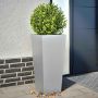 Sodo loveliai, 2vnt., 35x35x75cm, galvanizuotas plienas