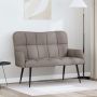 Dviejų vietų sofa Taupe 115 x 61 x 87 cm audinys