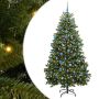 Dirbtinė Kalėdų eglutė su 300 LED Žalia 180 cm PVC ir metalas