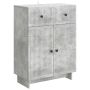 Kabalas Betono pilka 66 x 34,5 x 90 cm Apdirbta mediena
