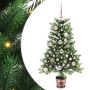 Kalėdų eglutė su 150 LED s stovu Žalia 90 cm PE