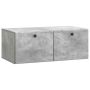 Sieninė TV spintelė Betono pilka 78,5 x 41 x 30 cm