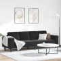 Svetainės sofa Juoda 250 x 77 x 76 cm