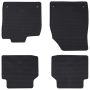 Automobilių kilimėlis 4 pcs Juoda TPE