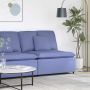 Modulinė sofa su pagalvėlėmis, džinsinės mėlynos spalvos, 100 cm