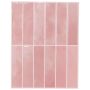 Stačiakampė plytelė 50 pcs Rožinė 29 x 23 x 0,08 cm