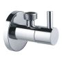 Ventilis kampu chrom. 1/2x3/8