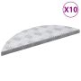 Laiptų danga Pusmėnulio 10 pcs Sidabro 60 x 18 cm Aliuminis