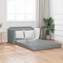 Sofa lova 110cm Šviesiai pilka audinys