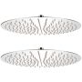 Lietaus dušo galvutės, 2vnt., 40cm skersm., nerūd. plienas