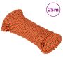 Valties virvė, oranžinės spalvos, 4mm, 25m, polipropilenas