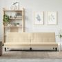Sofa-lova su puodelių laikikliais, kreminės spalvos, audinys