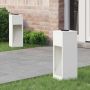 Saulės LED takų šviestuvas 2 pcs Balta Šaltai valcuotas plienas