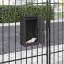 mailbox su saugykla su durimis Juoda 30 x 20 x 55 cm Plienas