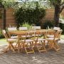 Lauko bistro kėdės 8 pcs Kreminė balta 40 x 53 x 80 cm