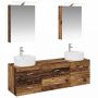 Vonios baldų rinkinys 5 pcs Sendintos medienos