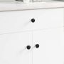 Rankena 2 pcs Juoda Ø30 mm Aliuminis