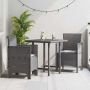 Sodo Kėdė 2 pcs Šviesiai pilka 53 x 49 x 85 cm Polipropilenas