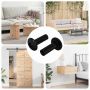 Rankovinės Veržlės 2 pcs Juoda M4 x 14,5 mm Geležis
