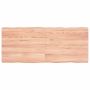 Stalviršis, šviesiai rudas, 120x50x(2-6) cm, medienos masyvas