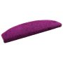 Savaime prilipantys laiptų kilimėliai 15 pcs Violetinė