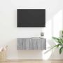 TV sieninė spintelė Pilkas Sonoma 60 x 31 x 29.5 cm