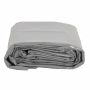 Tentas, pilkos spalvos, 5x6m, 650g/m²
