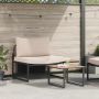 Sodo Sofų Rinkinys 2 pcs Taupe Plienas