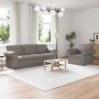 Sofa 2 pcs Taupe 215 x 82 x 80 cm audinys