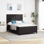 LED Čiužinio Lova su čiužiniu Juoda 140 x 190 cm audinys